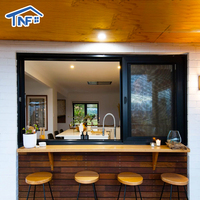 Ventanas Corredizas Modernas de Aluminio con Doble Vidrio Templado Resistentes a Huracanes, con Sistema de Alta Seguridad para Uso en Hoteles, Canadá