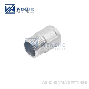 Raccordo Filettato in Acciaio Inox 304 con Filettatura Interna ed Esterna, Accessorio Idraulico per <span class=keywords><strong>Tubi</strong></span> - Product Image 2