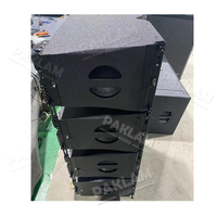 Sistema de Audio Profesional PAKLAM Audio Gabinete Vacío para Altavoz PA Line Array Activo Doble de 12 Pulgadas Sonido Profesional