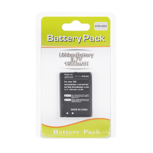 NOUVEAU <span class=keywords><strong>3DS</strong></span> 3.7V 1500mAh <span class=keywords><strong>Batterie</strong></span> rechargeable au lithium pour <span class=keywords><strong>Nintendo</strong></span> <span class=keywords><strong>New</strong></span> <span class=keywords><strong>3DS</strong></span> Battery - Product Image 1