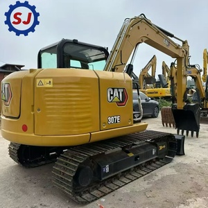Mini-excavatrice Caterpillar CAT307E d'occasion, 7 tonnes, d'origine japonaise, excavatrice sur chenilles, pelle hydraulique, joystick, godet, à vendre - Product Image 2