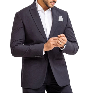 Trajes de Negocios para Hombre de Alta Calidad, Corte Entallado, Estilo Italiano, Diseño Personalizado, Transpirable, Tela TR con Corte Evase, Antiarrugas - Product Image 3