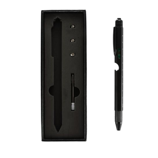 9-in-1 Metal Multi-Function Pen Set Business Office Stationery with Screwdriver for School & Promotion Custom Ballpoint Pen