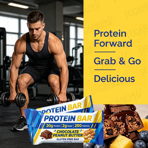 <span class=keywords><strong>Barra</strong></span> Energética de Proteína Power Crunch <span class=keywords><strong>con</strong></span> Proteína Premium, Baja en Calorías, Sabor Chocolate y Mantequilla de Maní - Product Image 5
