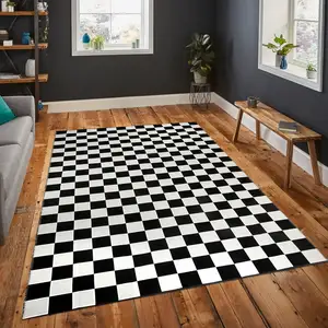 Wholesale Custom Tartan Design Living Room Carpet Outdoor Golf Hallway Door Mat Non-slip Large Size Area Floor Rugs