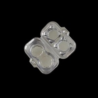 2 boîtes à gâteaux en plastique transparent recyclable petit emballage de friandises pour Cupcake Sushi Noodle Jelly Storage