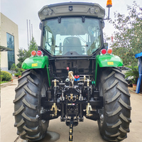 Günstiger Schwerlast-Radtraktor mit 130 PS, 120 PS, 100 PS für die Landwirtschaft, 4WD Landwirtschaftstraktor mit Frontlader