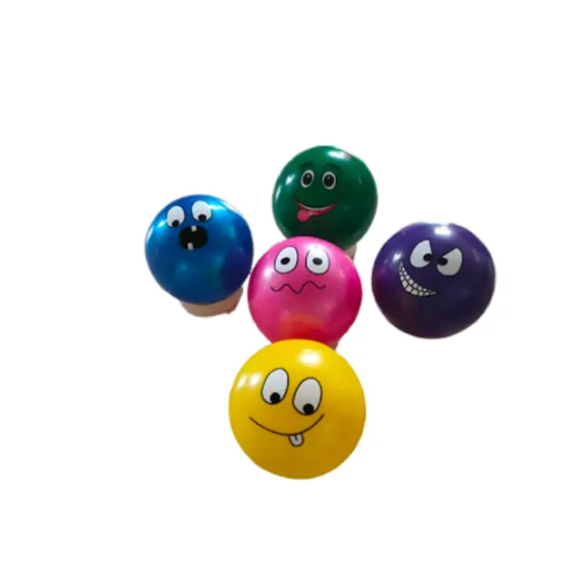 I piccoli bambini gonfiabili di alta qualità di esercizio di pilates giocano la palla del giocattolo dell'odore di frutta con il fronte divertente