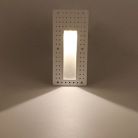 Lampes à LED étanches pour marches d'escalier, éclairage extérieur pour escaliers, lampes murales encastrées sans cadre