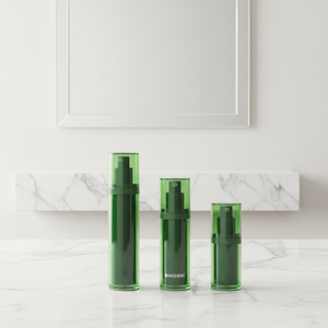 Flacon de sérum et de lotion pour soins de la peau en plastique PET sans air, écologique et rechargeable, 15-50 ml, forme cylindrique, personnalisable - Product Image 4