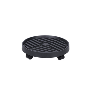 Vente chaude Bon marché <span class=keywords><strong>Support</strong></span> <span class=keywords><strong>à</strong></span> <span class=keywords><strong>roulettes</strong></span> Plateau rond en plastique texturé <span class=keywords><strong>pour</strong></span> une utilisation <span class=keywords><strong>Support</strong></span> pratique <span class=keywords><strong>pour</strong></span> <span class=keywords><strong>plantes</strong></span> avec une conception <span class=keywords><strong>à</strong></span> roulement lisse - Product Image 1