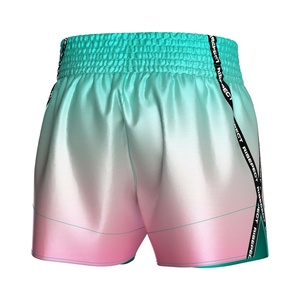 Pantalones Cortos de Muay Thai 100% Poliéster, Duraderos, para Boxeo Tailandés, Venta al Por Mayor - Product Image 2