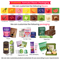Poudre de collagène à la camomille pour le sommeil, marque privée, collagène hydrolysé, complément alimentaire, aide calmante au sommeil