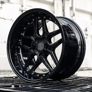 ล้ออัลลอยปลอมแปลงสีดำ19นิ้ว2ชิ้น35มม. จานลึกสำหรับ A45 M3 Z4 - Product Image 1