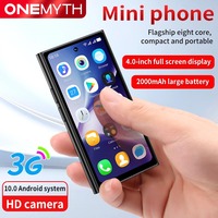 Mini Teléfono Inteligente S25 Pro, Teléfono Celular Pequeño con Pantalla HD de 4.0 Pulgadas, Android, Quad Core, 2GB/16GB, 2000mAh