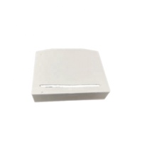 Système de drainage d'eau de toit en PVC blanc durable de style chinois, gouttière carrée Erikeke EKK9513