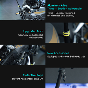 Tam giác khóa tiêu chuẩn cao xe máy xe đạp Máy ảnh núi chin núi máy ảnh xe máy Mũ bảo hiểm Máy ảnh núi cằm dây đeo - Product Image 2