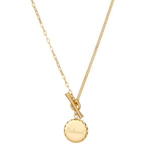 Grande popularité Simple résistant à la décoloration bijoux fins colliers en acier inoxydable nom personnalisé mode pendentif colliers pour femmes - Product Image 4