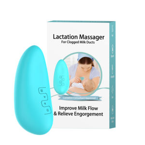 5 Modes de Vibration Réchauffement <span class=keywords><strong>Et</strong></span> Vibration Masseur De <span class=keywords><strong>Sein</strong></span> Électrique Silicone Portable Masseur De Lactation Pour L'allaitement - Product Image 1