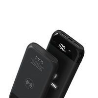 Offre Spéciale : Batteries Externes LED Lumineuses avec Logo, Recharge Sans Fil, Affichage Numérique, Port Type C PD 10000MAH pour iPhone