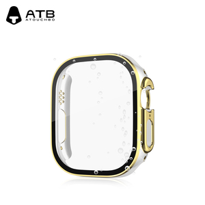 Coque de <span class=keywords><strong>protection</strong></span> en PC liquide avec verre trempé pour <span class=keywords><strong>Apple</strong></span> <span class=keywords><strong>Watch</strong></span> 38 40 42 44 <span class=keywords><strong>45</strong></span> 49 <span class=keywords><strong>mm</strong></span> pour Iwatch - Product Image 5