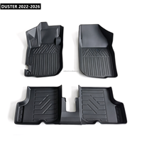 Tapis de sol de haute qualité résistant aux intempéries, couvrant entièrement l'espace, protection contre la poussière et la saleté, tapis de voiture 3D en TPE pour DUSTER 2022-2026