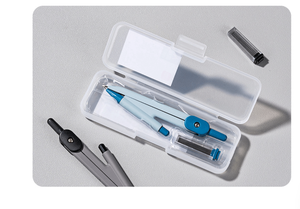 Set <span class=keywords><strong>di</strong></span> 2 Compassi Metallici Deli VC1 Basic con Ricariche <span class=keywords><strong>di</strong></span> Matita 2B per Esami e Disegno degli Studenti - Product Image 6