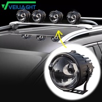 Lentille de projecteur LED de 3 pouces de remplacement pour les feux antibrouillard Golf MK5, les feux antibrouillard Ford Ranger, les feux antibrouillard FJ Cruiser, les feux antibrouillard Audi A3 8V