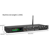 OEM FBX-4 fonction de mélange numérique professionnelle, préeffecteur KTV, processeur Audio DSP pour fête à domicile, karaoké de mariage