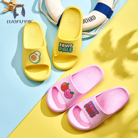 Luofu — pantoufles légères pour enfants, chaussons EVA de dessin animé, motif requin, pantoufles pour enfants