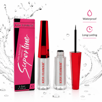 KISS FLOWER Eyeliner Liquide Mat Imperméable Longue Tenue Anti-Bavures Haute Pigmentation Séchage Rapide Précision Marque Privée
