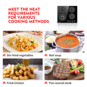 4-burner tự động đánh lửa gas đung được xây dựng trong kính LPG ng bàn di động cài đặt xe ngoài trời khách sạn hộ gia đình năng lượng - Product Image 6