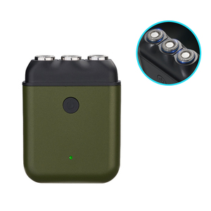 เครื่องโกนหนวดไฟฟ้าขนาดเล็กแบบชาร์จ USB สำหรับผู้ชาย กำจัดขนตามร่างกาย เครื่องตัดแต่งหนวดเคราไร้สาย - Product Image 1