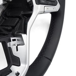 Volante de Cuero Negro Personalizado para Volkswagen VW Golf <span class=keywords><strong>MK8</strong></span> <span class=keywords><strong>GTI</strong></span> R 8 GTE - Product Image 6