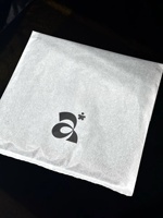Bolsa de papel de cristal para ropa vegana biodegradable altamente transparente personalizada para ropa de camiseta