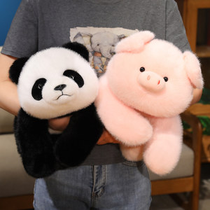 Bambola Regalo di Compleanno per Bambini, Ultima Bambola Panda Stile Festa con Medaglia, Peluche Kawaii Fatto a Mano, Cartone Animato <span class=keywords><strong>Anime</strong></span> Carino da Abbracciare - Product Image 4