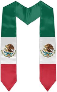 Unisex messico bandiera Honor Stole fascia di laurea per gli studenti accessori per l'uniforme scolastica accessori per la laurea dei bambini - Product Image 5
