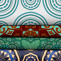 Imprimez votre propre tissu extensible doux et épais 250 g/m², impression textile africaine sur tissu polyester pour impression par sublimation