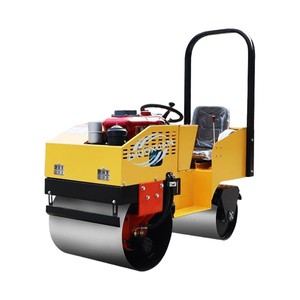 Mini Rodillo Compactador Vibratorio de Doble Tambor para Asfalto - Precio - Product Image 5
