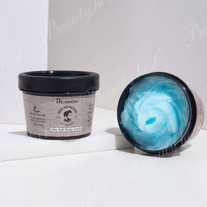 Men's Organic Herbal Sea <b>Salt</b> Scalp Scrub Kit 120G*2PCS Cream Refreshing Hair Scrub Set for Oil Dirt Removal Skin Care Products - Product Image 5