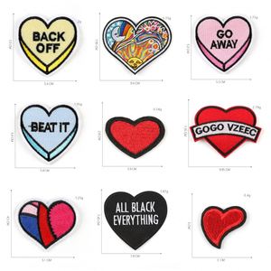 NODA Factory Wholesale Iron on Embroidery Various Kind of love Heart Patch for Clothing - Product Image 3