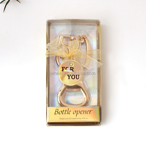 Recuerdos para el 50 Cumpleaños o el 50 Aniversario, Regalo <span class=keywords><strong>Especial</strong></span>, Abridor de Botellas de <span class=keywords><strong>Cerveza</strong></span> de Metal Dorado para Invitados - Product Image 4