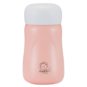PINKAH 300ml 10oz <span class=keywords><strong>biberon</strong></span> en acier inoxydable gobelet isolé anti-déversement enfant bouteille d'eau avec paille en silicone - Product Image 5
