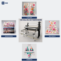 Machine de transfert thermique à rouleaux électrique 1200 mm pour impression par sublimation sur tissu, textile, vêtements, rideaux, personnalisable