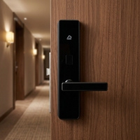 Cerradura de Puerta de Hotel RFID, Llave Inteligente con Tarjeta IC, Entrada sin Llave, Cerradura Electrónica para Hotel de Lujo con Software Gratuito de Gestión de Cerraduras de Hotel