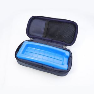 Bolsas Térmicas SANJIN con Logotipo Personalizado, Maletín Portátil Cuadrado de EVA Aislado para Insulina, con Bloques de Hielo, Bolsa Médica para Diabéticos con Cierre - Product Image 2