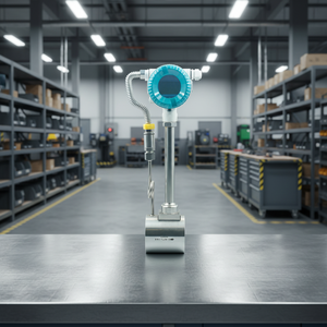 高精度ステンレス鋼可変面積流量計液体 +/-1% Accuracy0.3-5m/hレンジフランジ接続OEM - Product Image 1