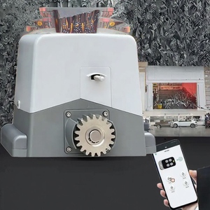 Ouvre-porte coulissant automatique moderne avec moteur AC, alarme lumineuse, Chisung CSPY-S12, en alliage d'aluminium, pour villas, garages, entrepôts, hôtels - Product Image 3