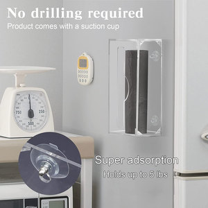 Boîte de rangement murale en acrylique pour gants jetables, boîte d'emballage pour sacs poubelles en rouleau, support de rangement pour <span class=keywords><strong>film</strong></span> alimentaire pour armoire - Product Image 2