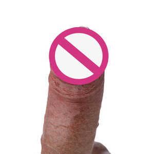 REALING nero marrone realistico Dildo spesso realistico pene enorme con potenti ventose e vibrazioni per il gioco a mani libere - Product Image 3